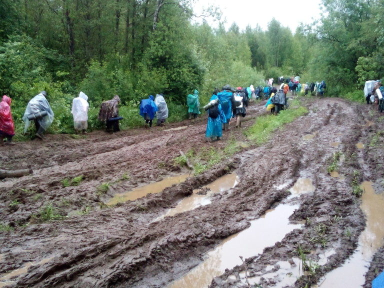 Трудные дороги крестного хода