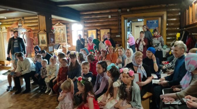 Детский пасхальный праздник.